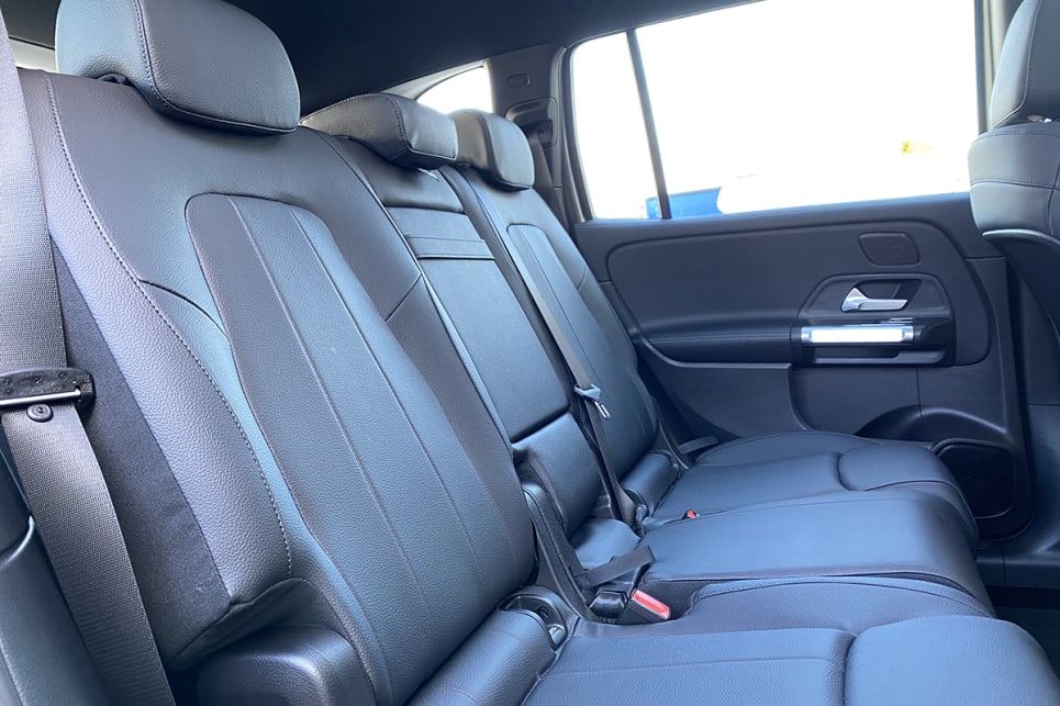 Second-row occupants are further treated to a fold-down armrest with another pair of cupholders. (image: Justin Hilliard)