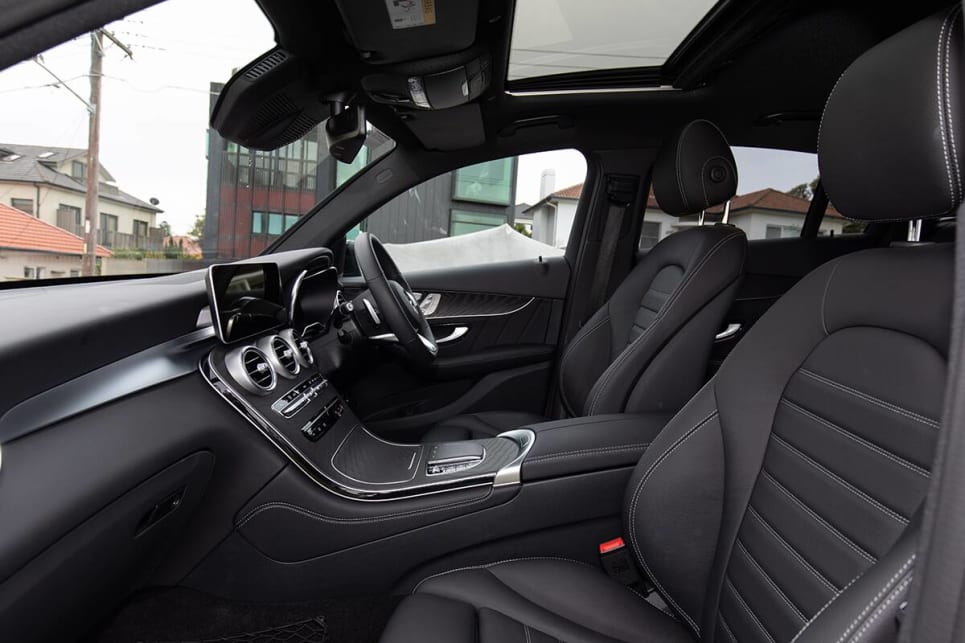Inside is designed well with the usual high quality finishes you’d expect from Mercedes, and its curvaceousness extends to the interiors. (image: Dean McCartney)
