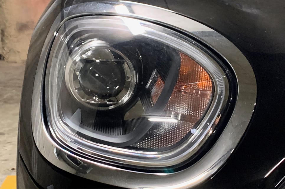 The Countryman scores LED headlights as standard.