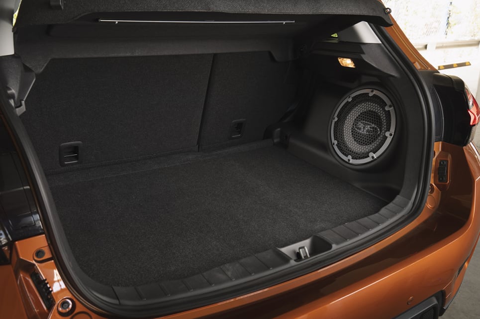 It’s worth noting that the ASX spec sheet says the Exceed’s subwoofer eats up 50 litres of storage space.