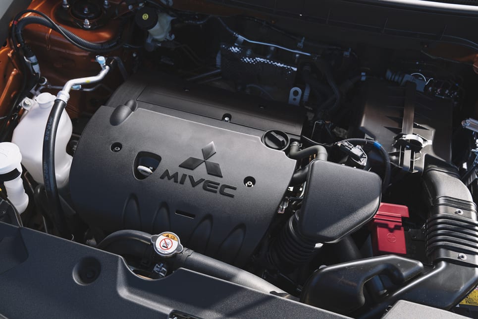 The top two models have upgraded to the familiar 2.4-litre petrol engine from the Outlander. (Exceed variant pictured)
