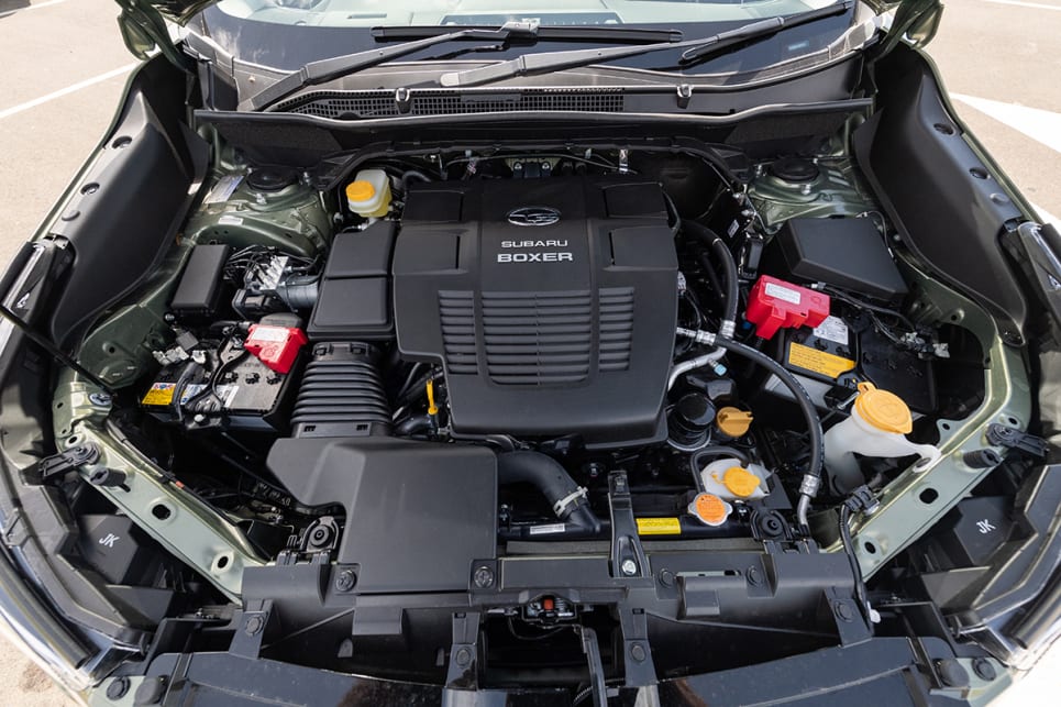 The Forester has a 2.0-litre four-cylinder engine. 