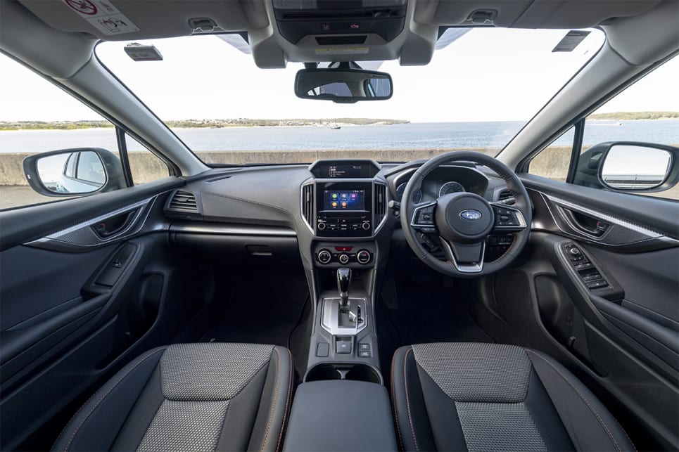 The Hybrid's interior is only letdown by the small display screen and hard plastic on the back of the centre console