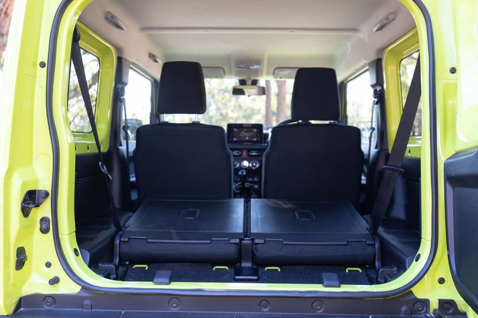 If you drop those 50:50 seats, the entire cargo area is 830 litres VDA; it’s 377 litres if you only pack to the window sills. (image: Dean McCartney)