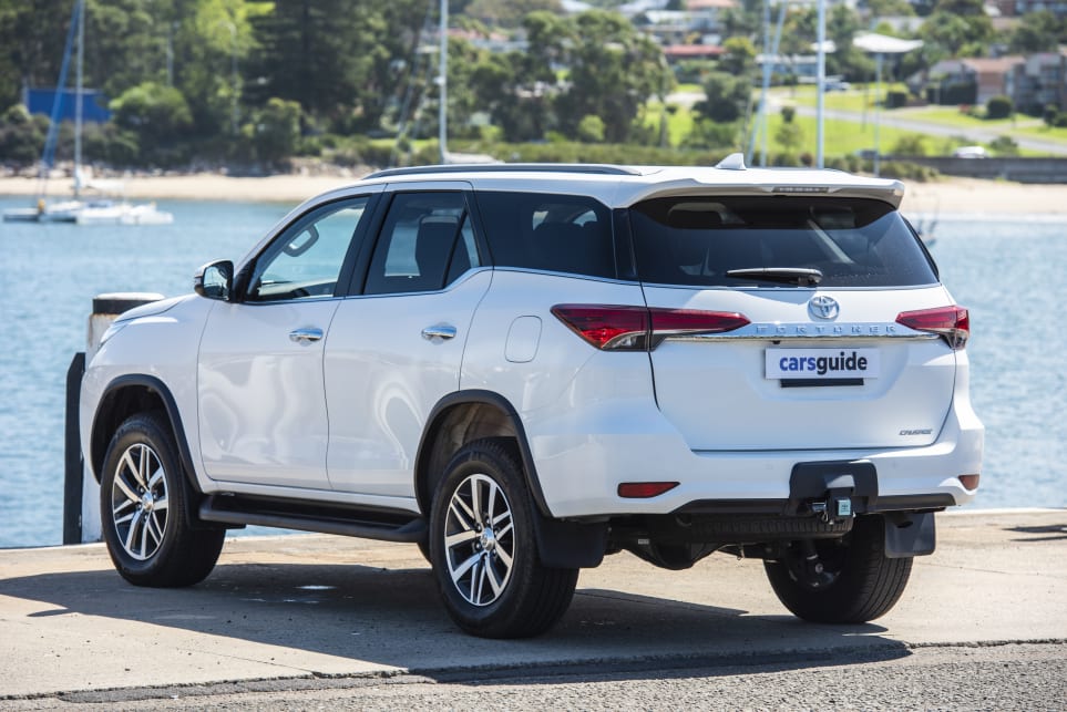 The Toyota Fortuner has white as its only no-cost option.