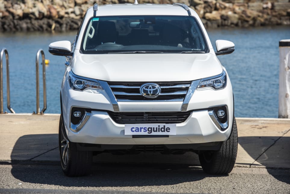 The Toyota Fortuner has white as its only no-cost option.