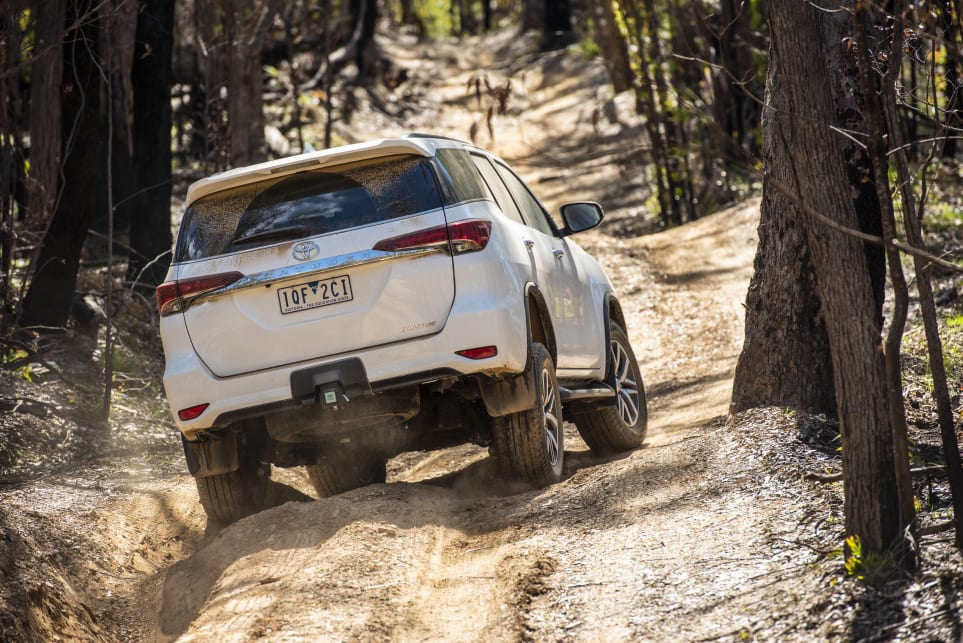 The Fortuner is a harsh-riding 4WD in general (pictured: Toyota Fortuner Crusade).