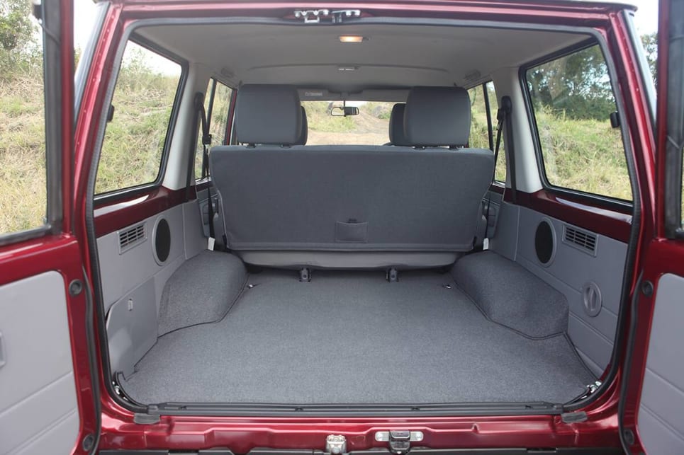 Access to the rear is via the 60/40-split barn-type tailgate. (image: Marcus Craft)