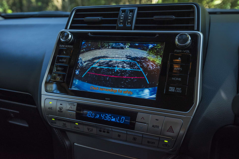 The Prado has an 8.0-inch touchscreen (pictured: Toyota Prado GXL).