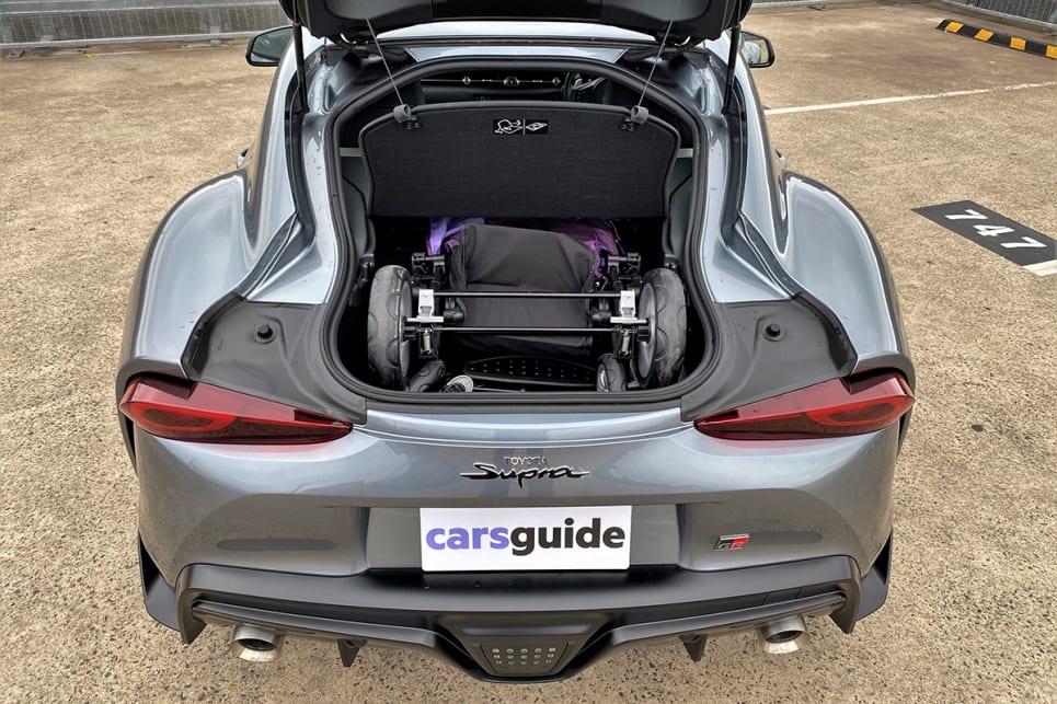 You can see in the rest of the photos that I even managed to fit the <i>CarsGuide</i> pram into the space. (image: Richard Berry)
