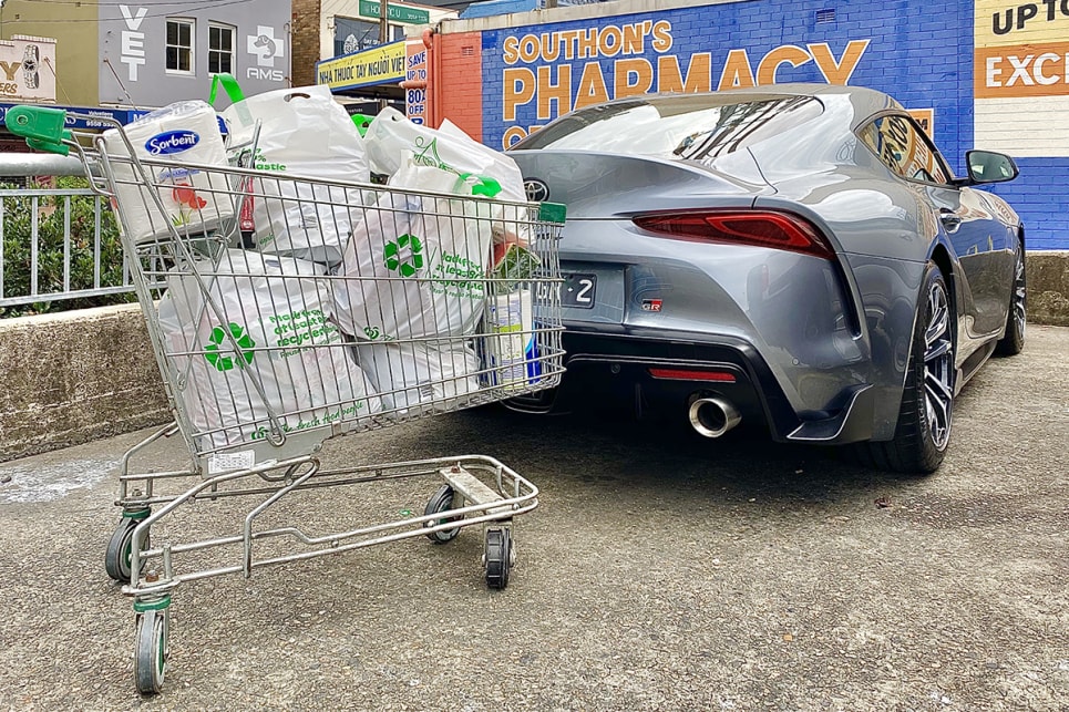 There was no way I thought the shopping would fit. (image: Richard Berry)