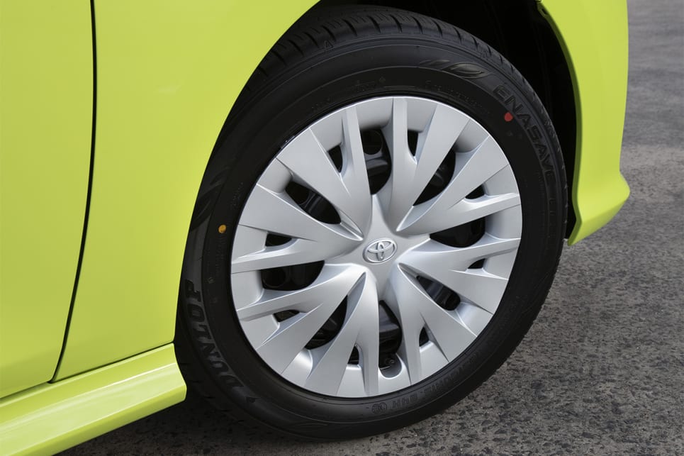 The Ascent Sport wears 15-inch steel wheels. (Ascent Sport variant pictured)