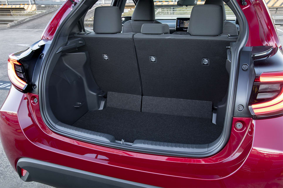 Boot space is rated 270 litres VDA. (SX Hybrid variant pictured)
