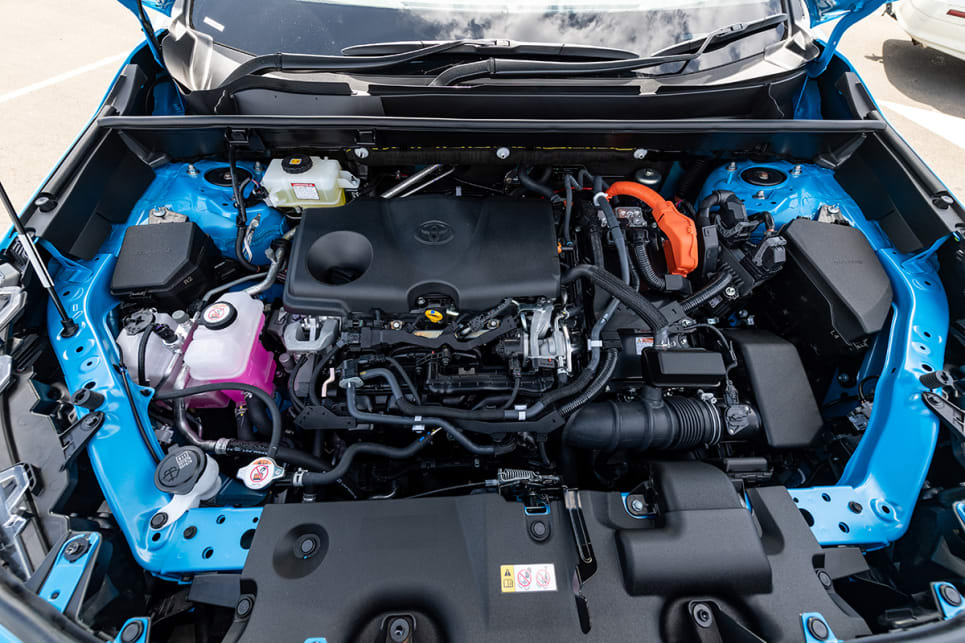 The RAV4 has a 2.5-litre four-cylinder engine.