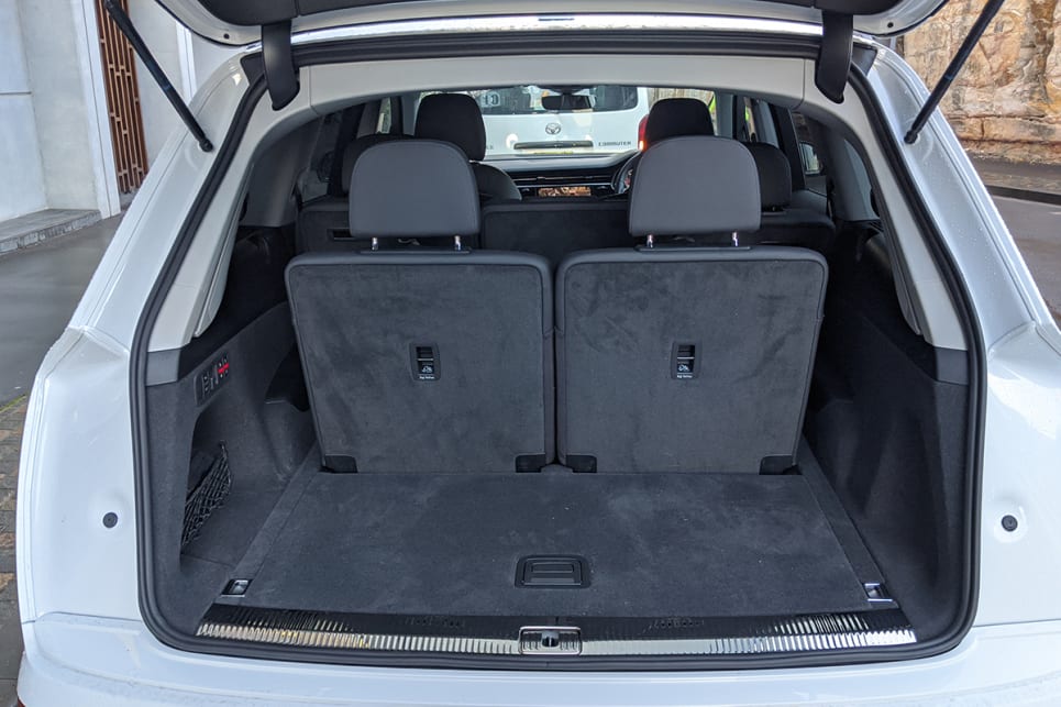 Boot size with all three rows in use is 295 litres (VDA), but with the third row down the space more than doubles to 865L.