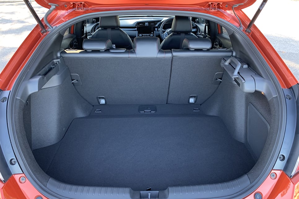 With the rear seats in place, boot space is rated at 330-litres.