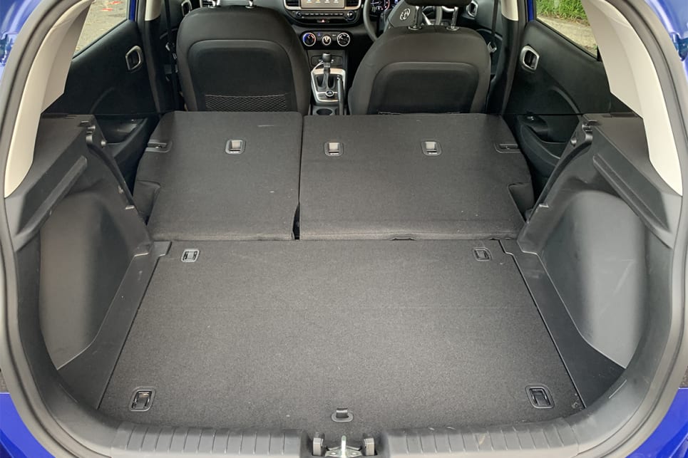 Fold the rear seats down and that figures grows to 903 litres.