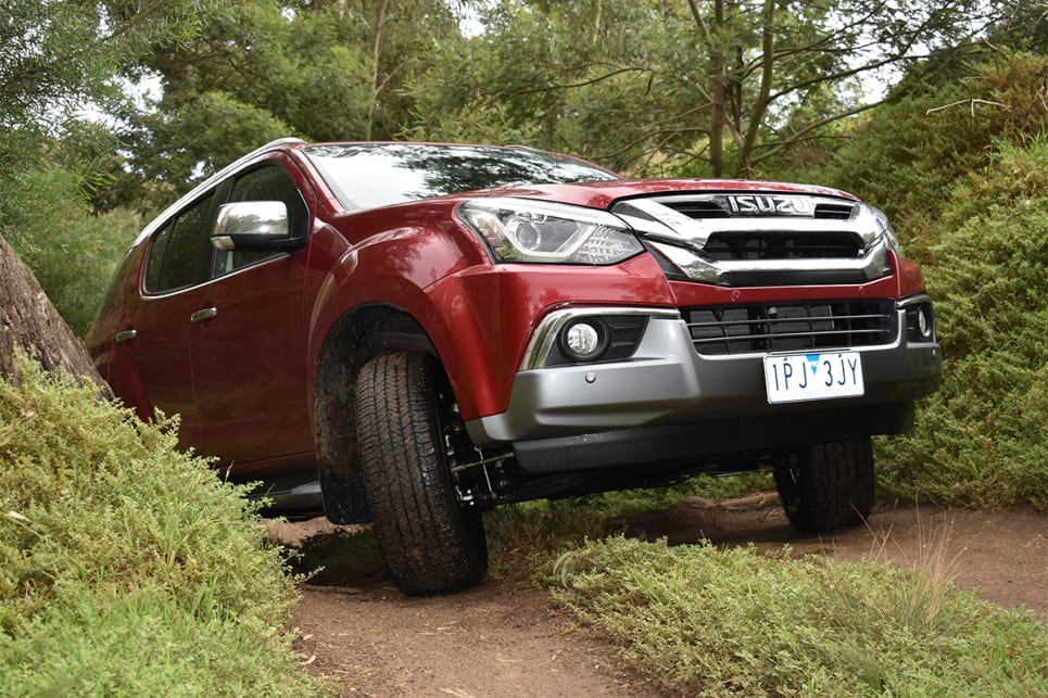 The MU-X is a more than competent performer for most recreational off-road touring.