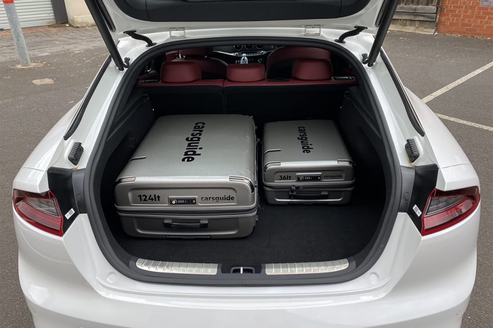 With the rear seats in place, boot space is rated at 406-litres.