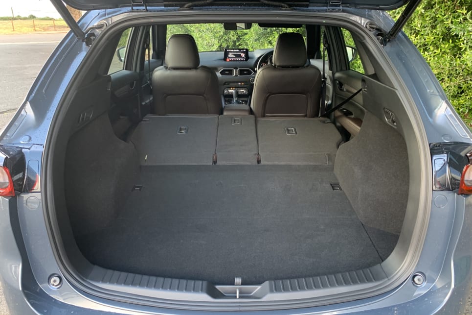  Fold all three elements of the split fold rear seat and you have a handy 1342 litres.