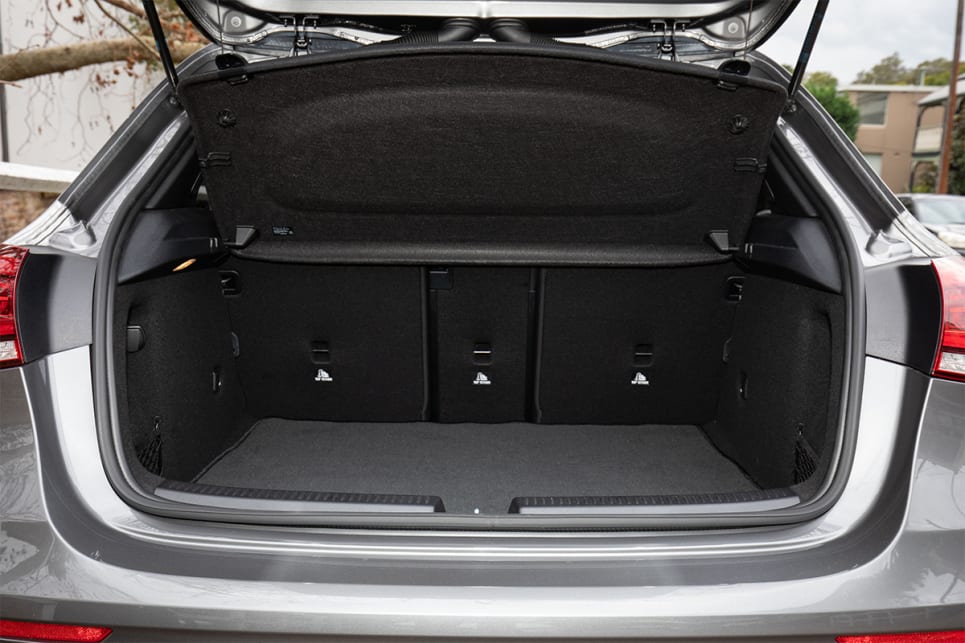 Boot space is rated at 370 litres.