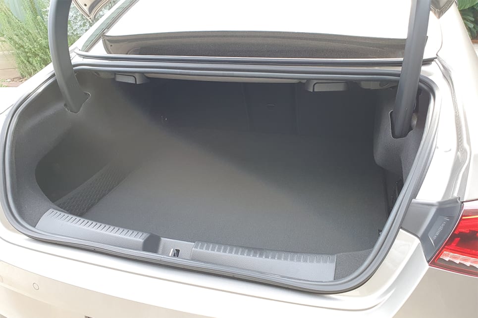 Boot space is rated at 460 litres.