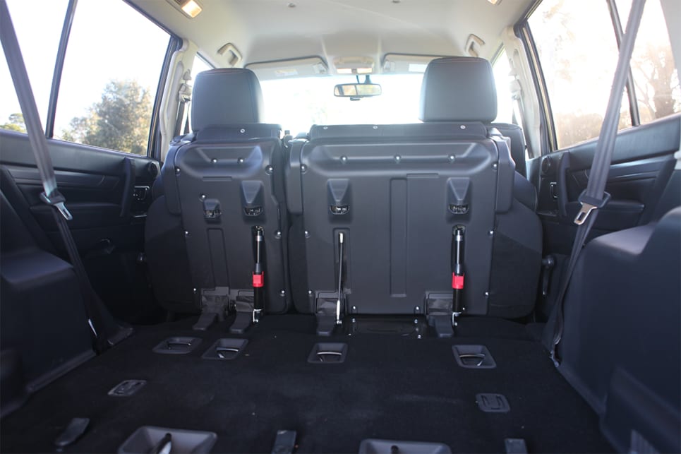 Cargo space grows to 1429 litres with the second- and thirds-row seats folded away.