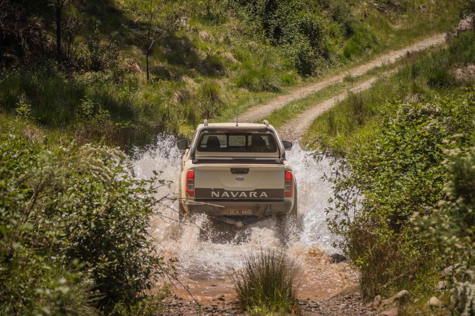 The Warrior feels significantly different to a regular Navara, particularly off-road.
