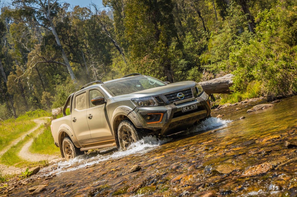 The Warrior feels significantly different to a regular Navara, particularly off-road.
