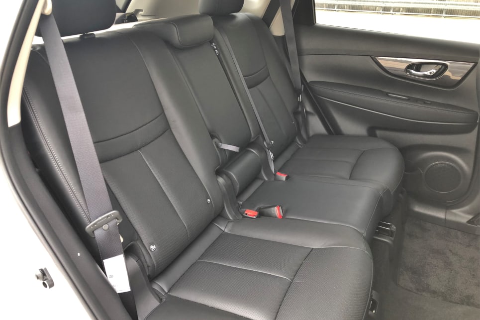 Those in the second row will be pleased with the X-Trail’s roominess.

