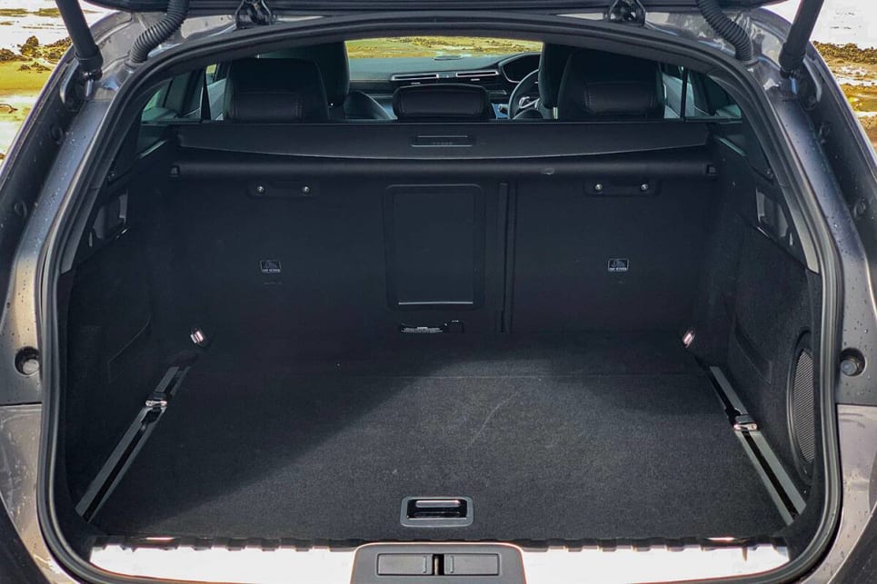 Behind the seats is a 530-litre boot.