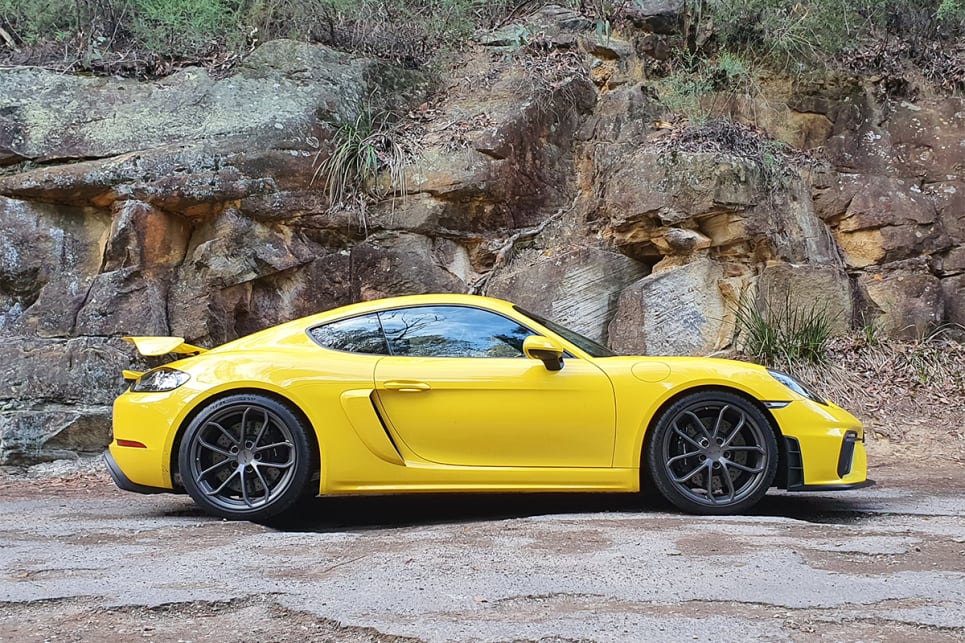The GT4 is 130mm shorter overall than the GT3, but rides on a 27mm longer wheelbase. (image credit: Malcolm Flynn)