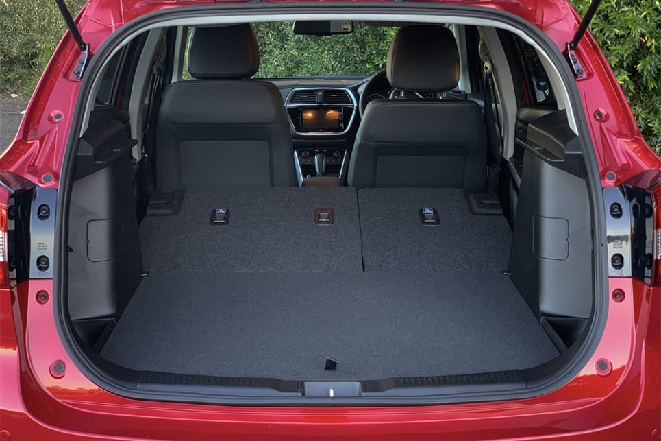 Fold the rear seats down and cargo capacity grows to 1269L.