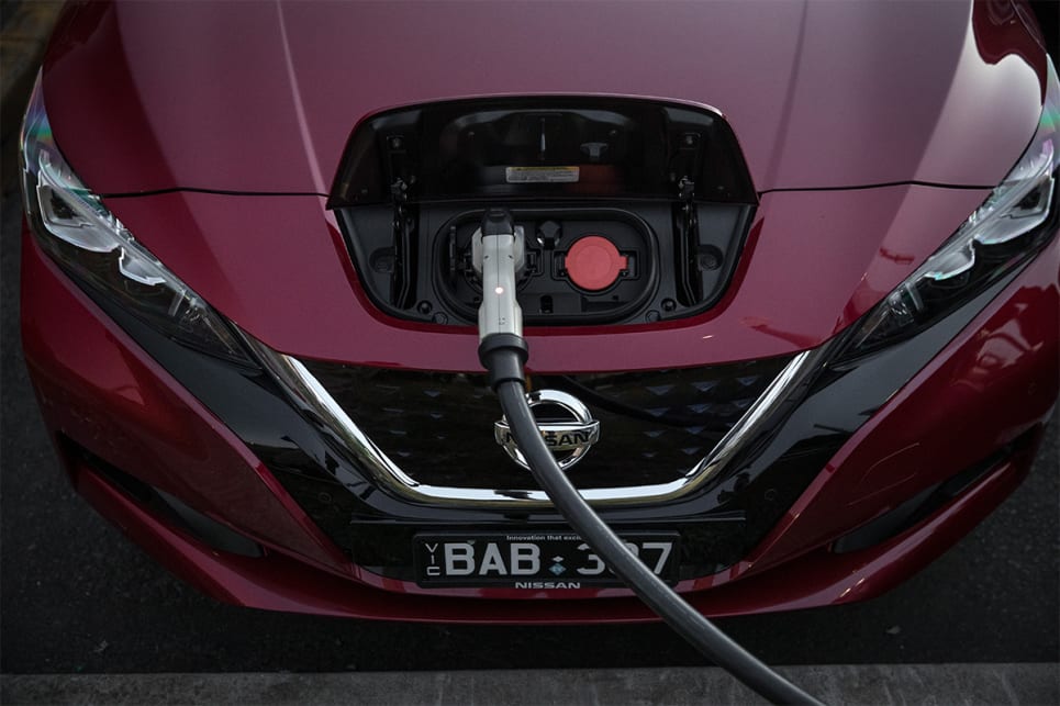 It takes 60 minutes for the Leaf to reach 80 per cent with a fast charger.