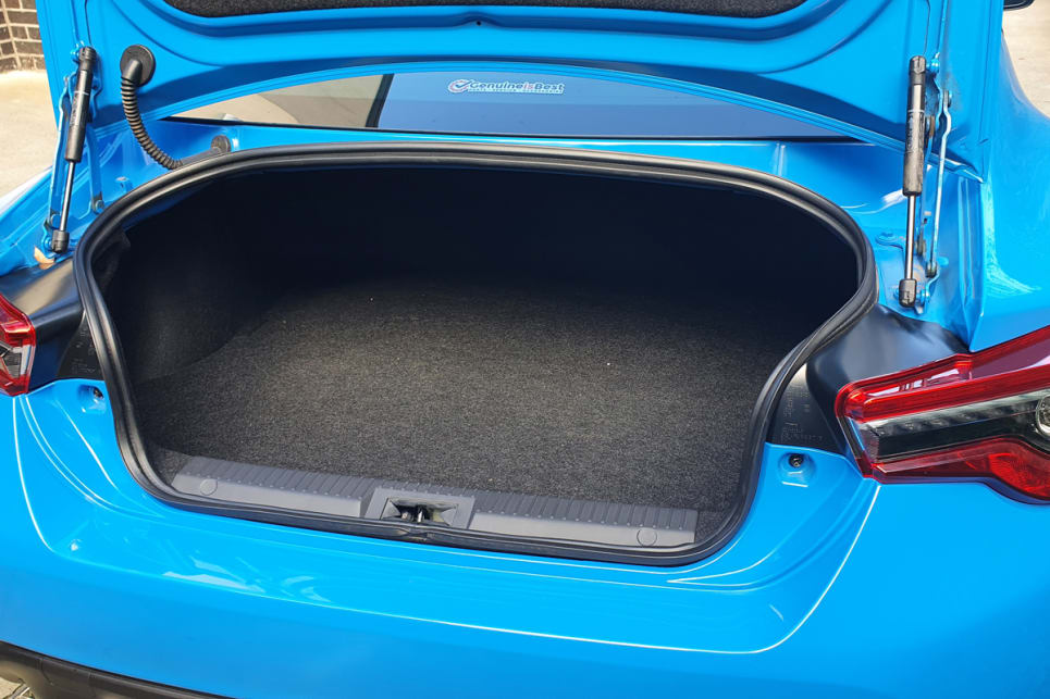 The boot accommodates just 237 litres of volume. (image: Tung Nguyen)