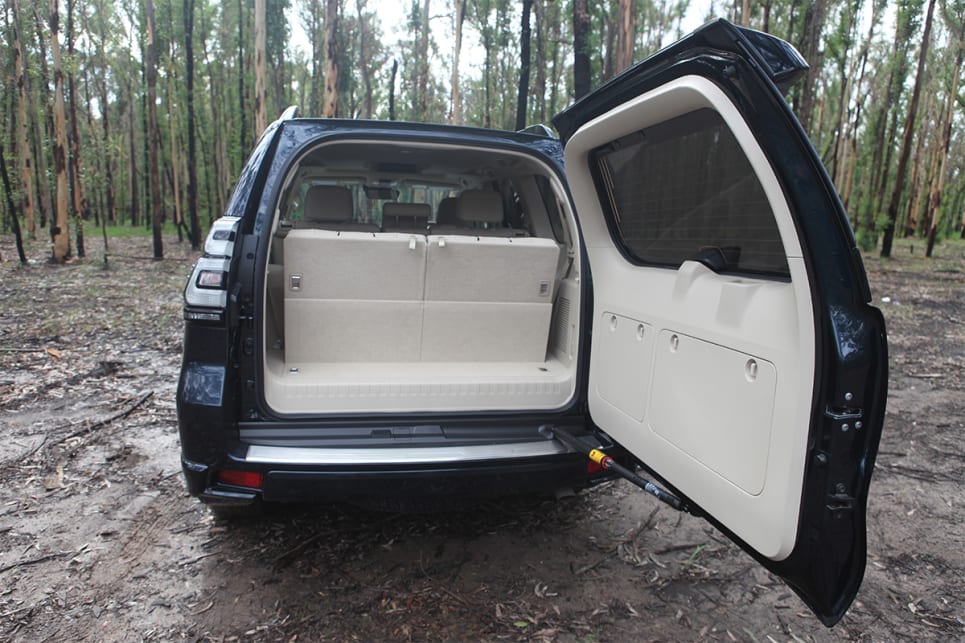 With the third-row seats in use, boot space is listed as 104 litres.