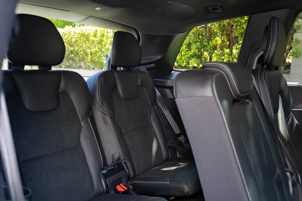 The third row is one of the most comfortable in the market.
