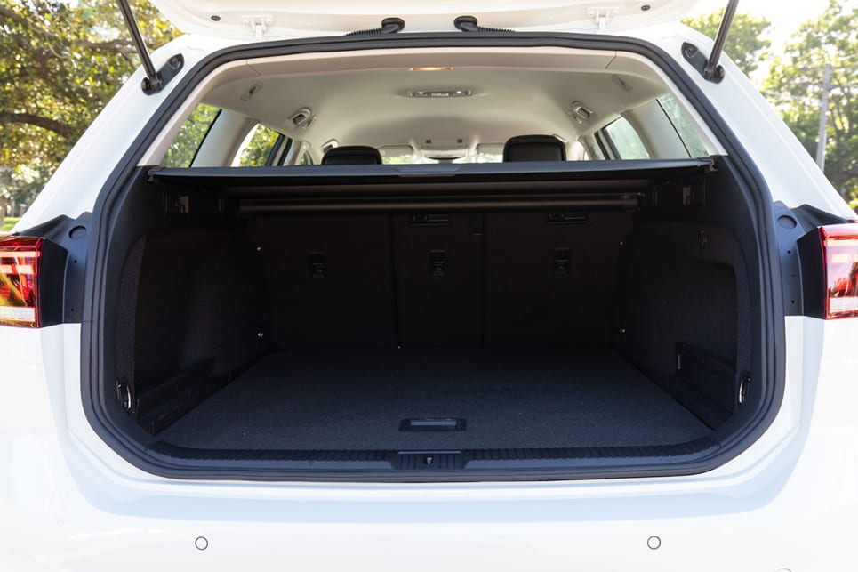 The boot is larger than an average mid-sized SUV's, with 650L of boot space that is long, rather than high. (image: Dean McCartney)