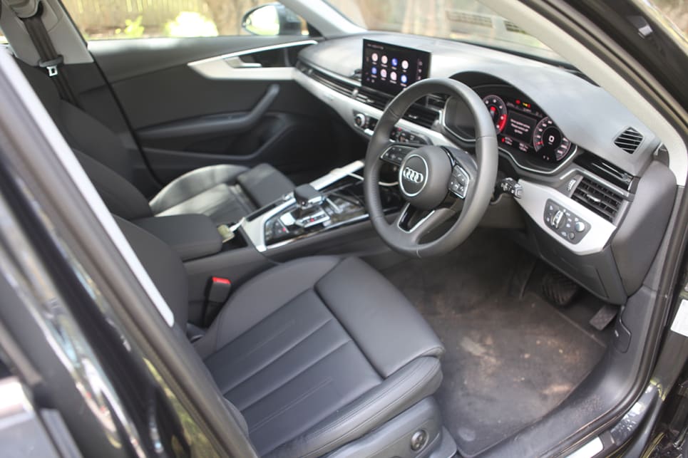 The allroad’s interior looks good and certainly feels open and spacious.