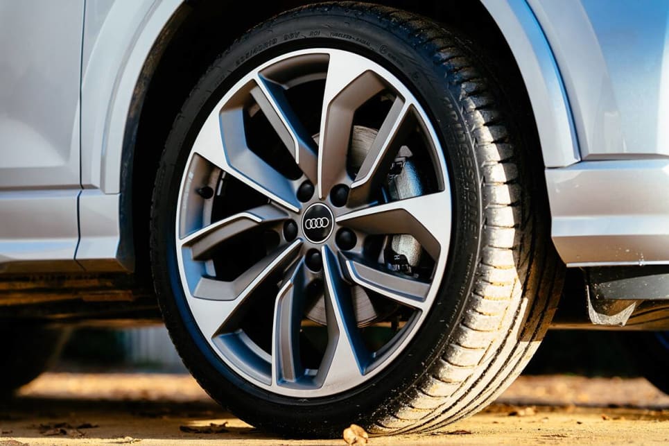 The 35 TFSI wears 8-inch alloy wheels. (35 TFSI variant pictured)
