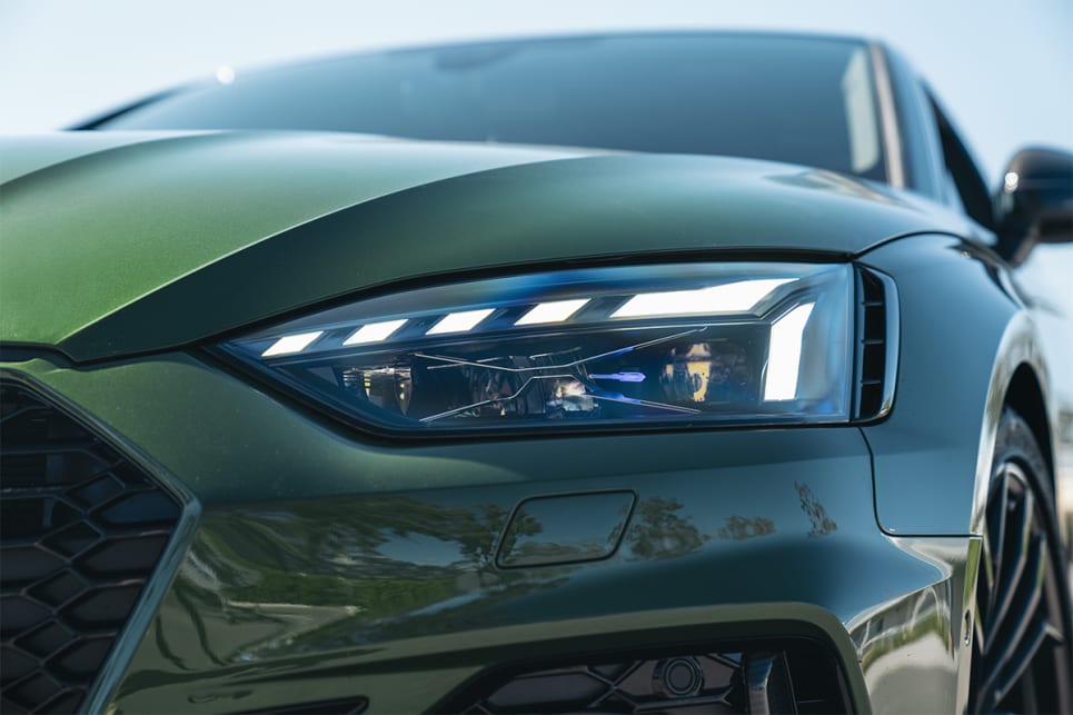 The RS5 scores Matrix LED headlights. (Coupe variant pictured)