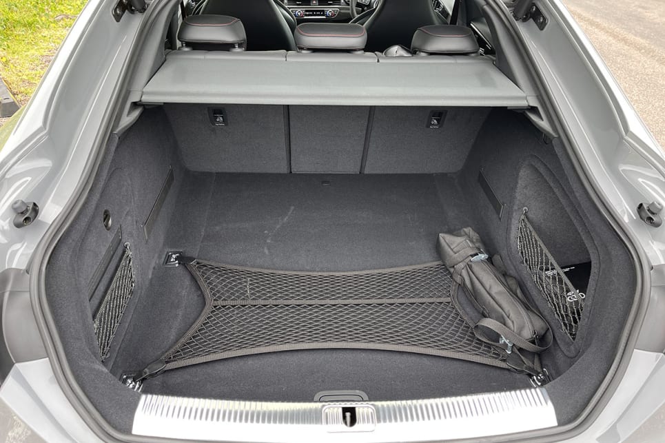 Cargo space is rated at a decidedly reasonable 465 litres.