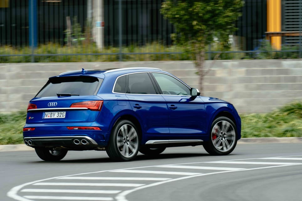The SQ5 seems more at home on gentle country roads and highways.