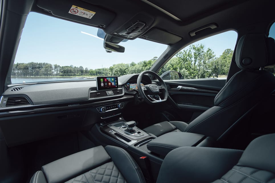 The SQ5 has ample seating for four generously sized adults.