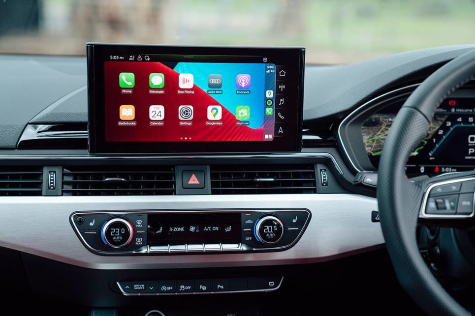 Inside, there’s a new centre console and bigger 10.1-inch multimedia screen. (S4 Avant variant pictured)