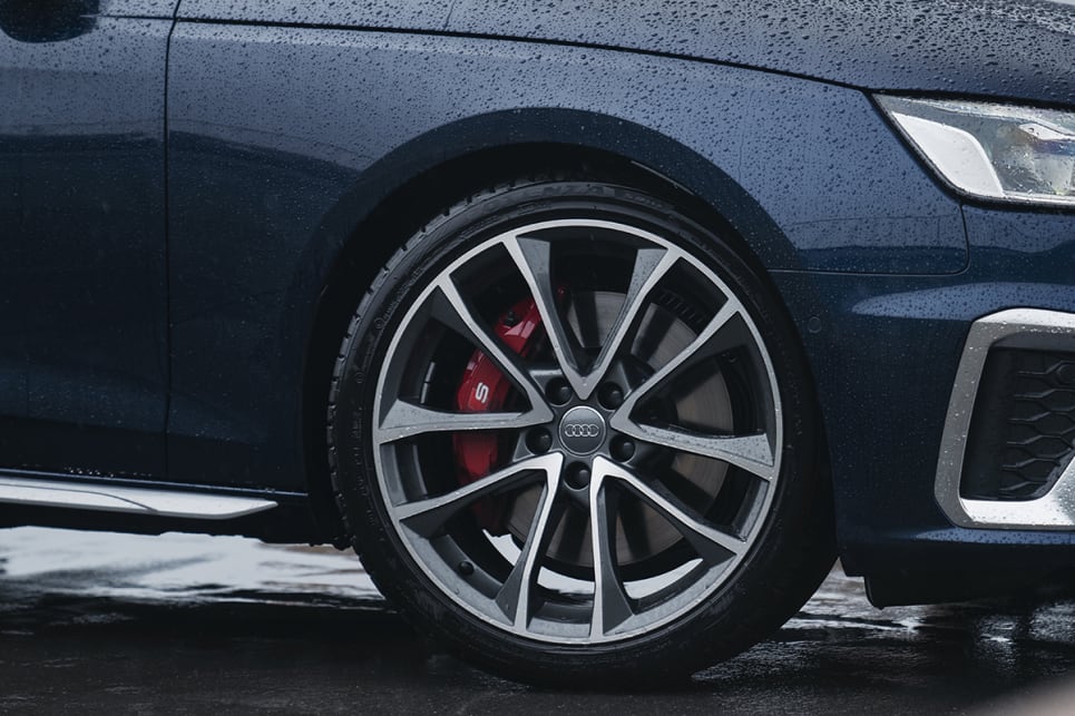The S4 wears 19-inch alloy wheels. (S4 sedan variant pictured)