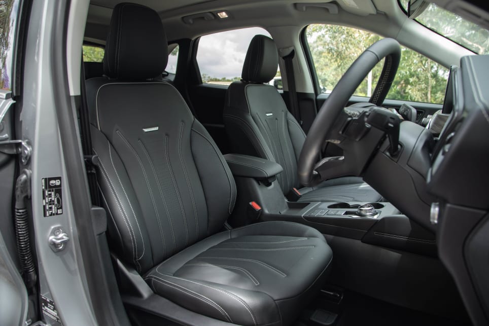 The Vignale has what Ford calls ‘leather accented’, which means it’s mainly leather but not completely.