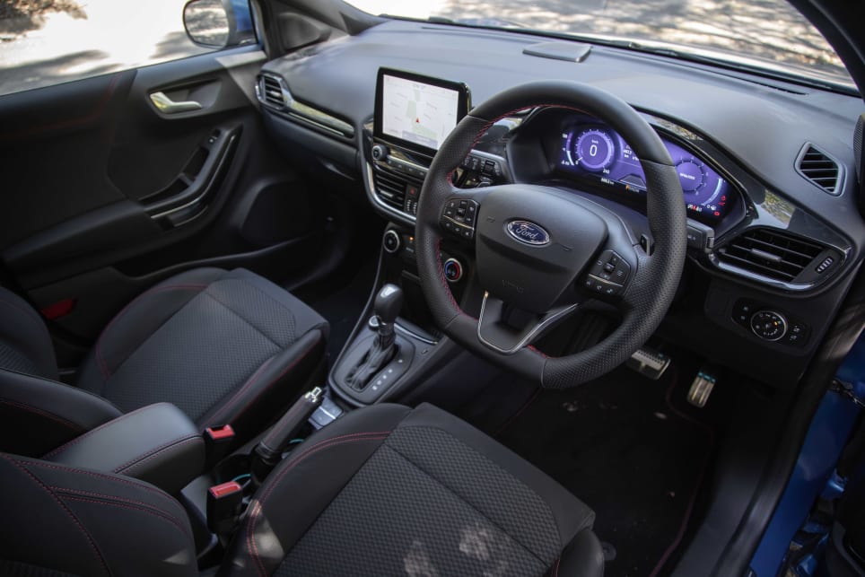 ford puma st inside