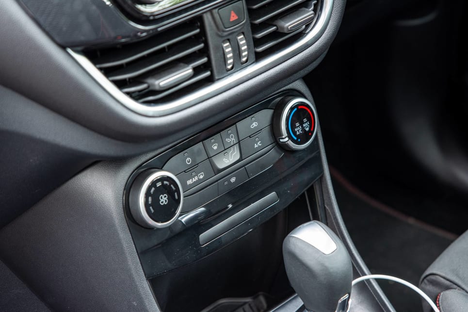 The soft-touch finishes on the doorcards and centre console box make the cockpit a relatively comfortable place for front occupants.