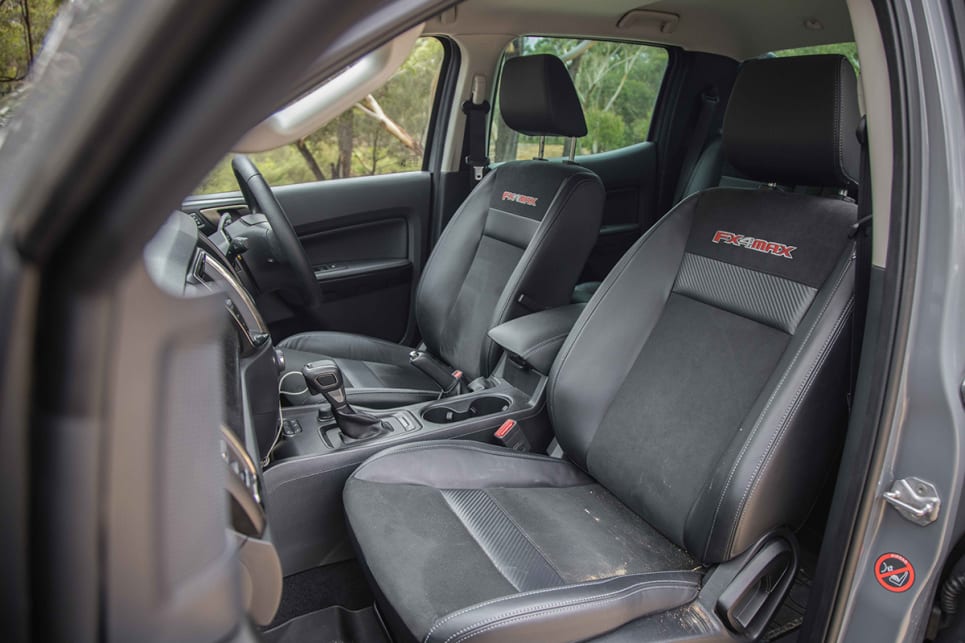 The front seats are very comfortable and easy to spend long drives on.